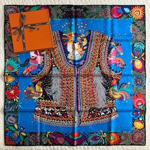 NWT Hermes Costume de Fete Silk Scarf